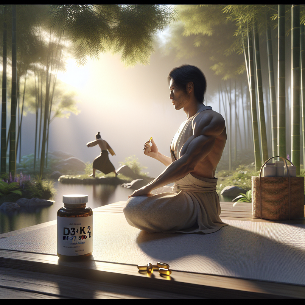 Vitamin D3+K2 60 Capsules MK-7 5000 IU